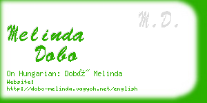 melinda dobo business card